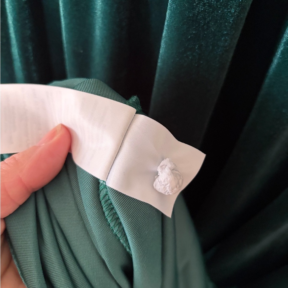 Boden Tilda Velvet Midi Dress - Size 14 - NWT - botanical garden green - Picture 7 of 8